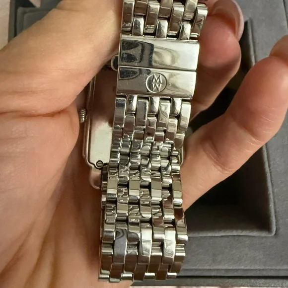 Michele Deco ll Diamond Dial Luxury Watch with 2 Bands - Picture 7 of 8